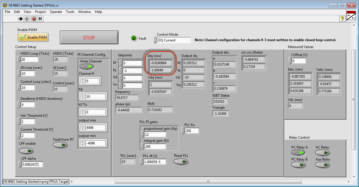 DQ Current for Stimulus Amplitude 1, phase -90 deg.png